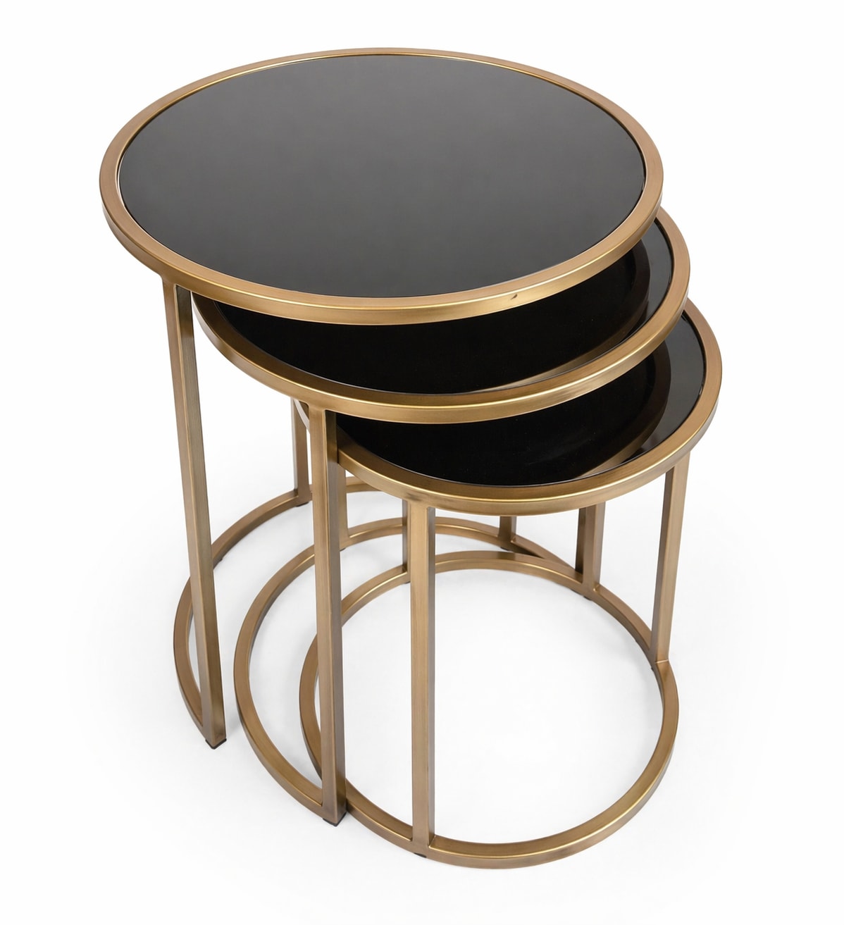 Yuvarlak Zigon Sehpa Takımı 1