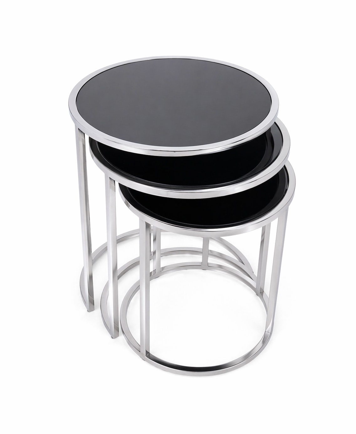 Yuvarlak Zigon Sehpa Takımı 1