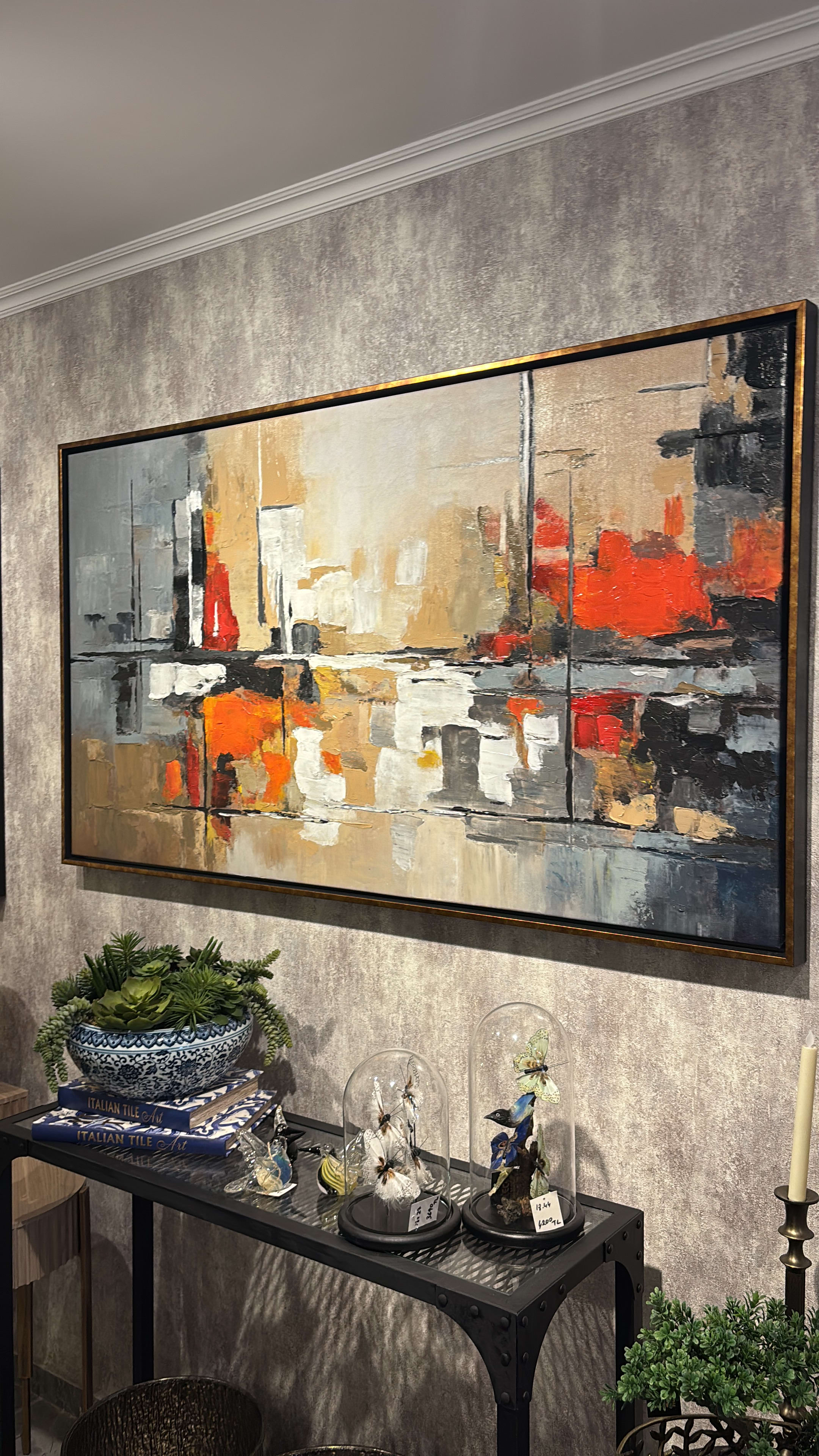 160x90 cm Abstract Yağlı Boya Tablo 2