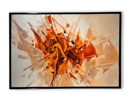 160x90 cm Abstract Yağlı Boya Tablo 2