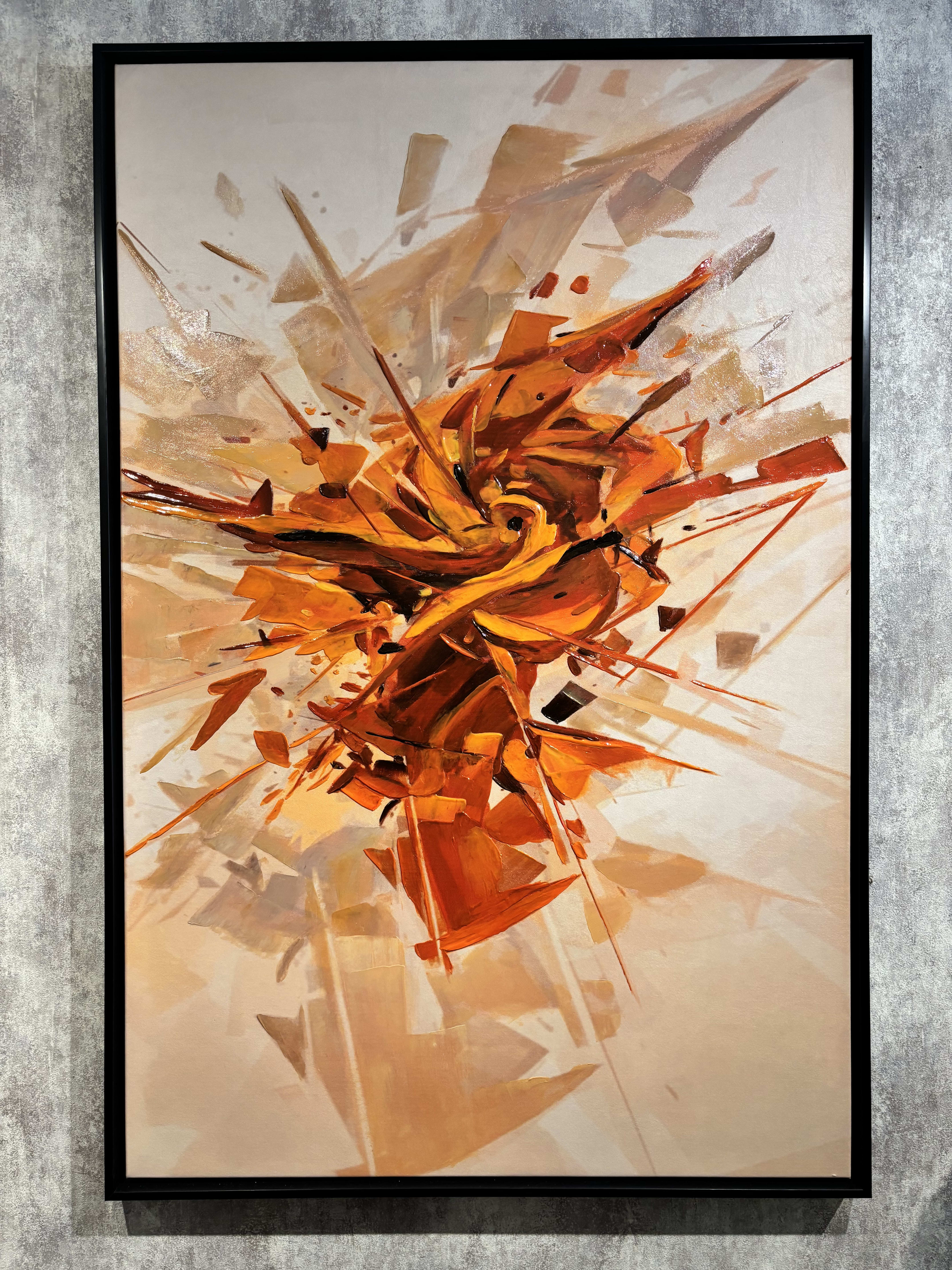 160x90 cm Abstract Yağlı Boya Tablo 1