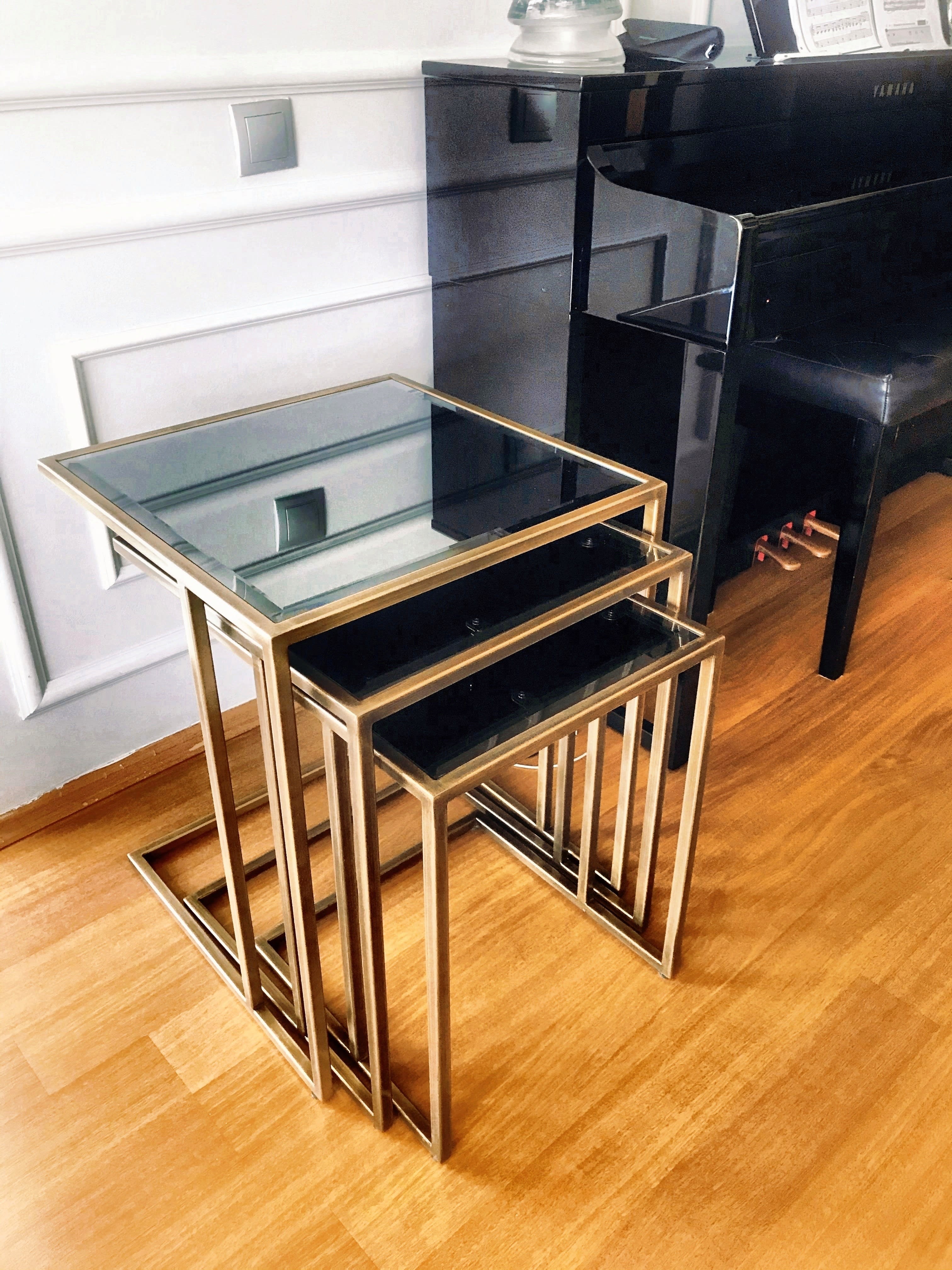 Kare Zigon Sehpa Takımı  2